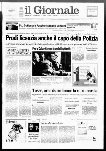 Il giornale : quotidiano del mattino